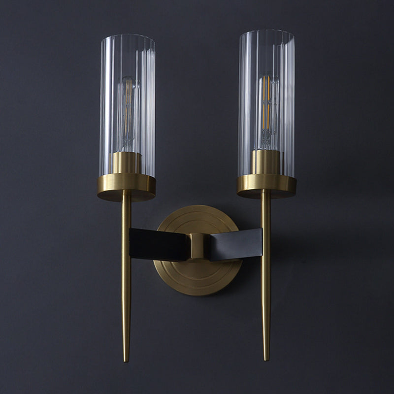 Unique Shape Wall Mount Light Fixture Modern Wall Mounted Lighting in Gold