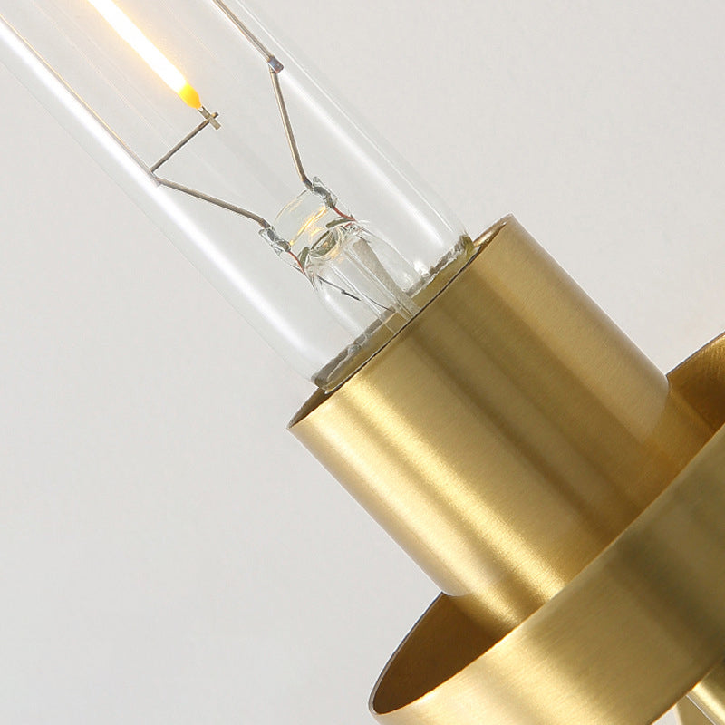 Unique Shape Wall Mount Light Fixture Modern Wall Mounted Lighting in Gold