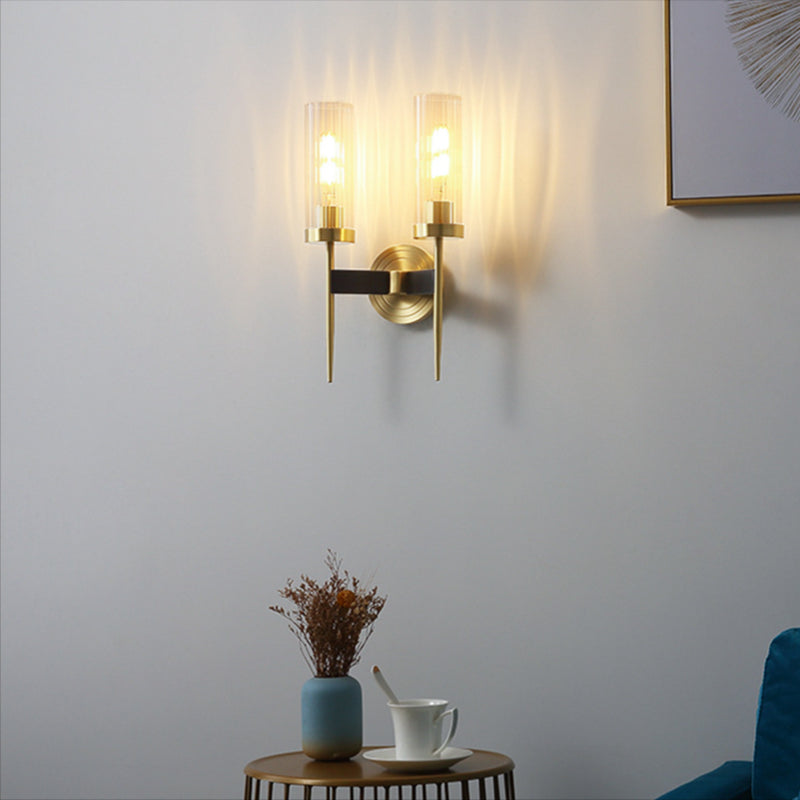 Unique Shape Wall Mount Light Fixture Modern Wall Mounted Lighting in Gold