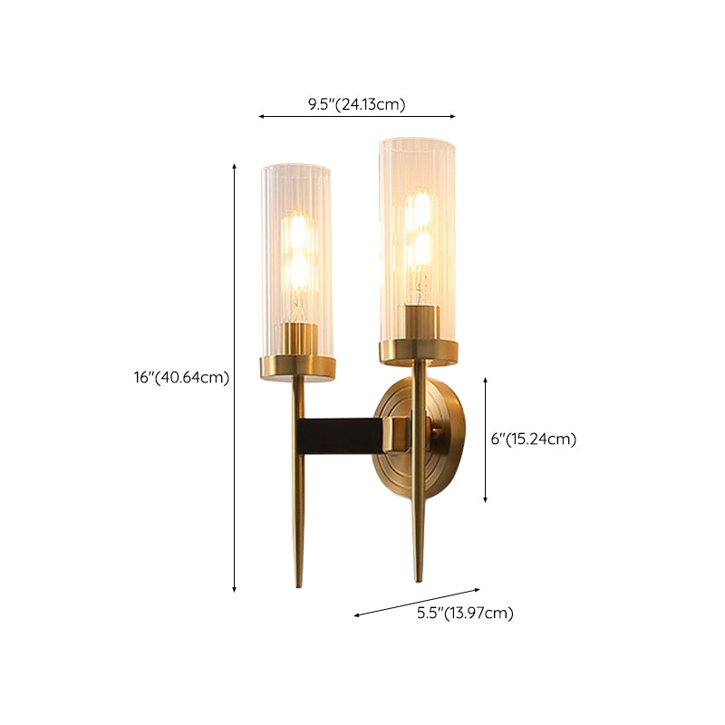 Unique Shape Wall Mount Light Fixture Modern Wall Mounted Lighting in Gold