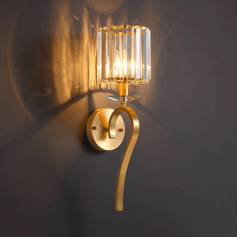 Unique Shape Wall Mount Light Fixture Modern Wall Mounted Lighting in Gold Fixture