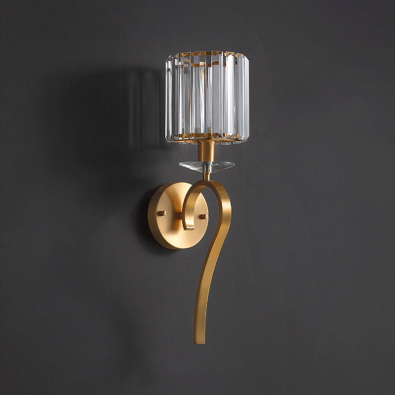 Unique Shape Wall Mount Light Fixture Modern Wall Mounted Lighting in Gold Fixture