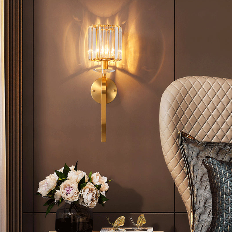 Unique Shape Wall Mount Light Fixture Modern Wall Mounted Lighting in Gold Fixture