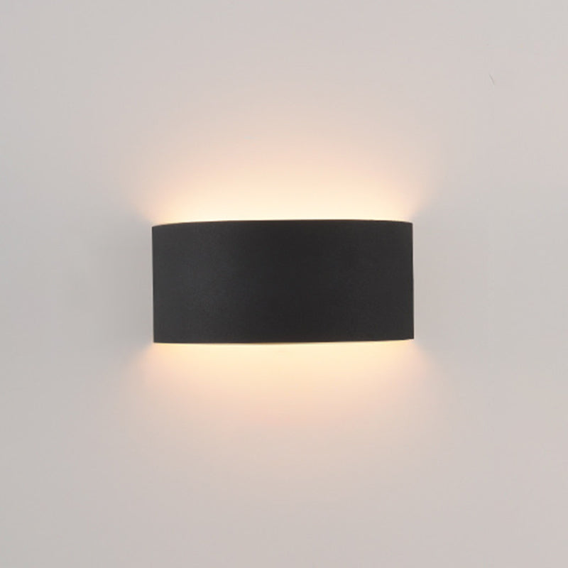 1-Light Geometric Sconce Modern Metal Sconce Light for Living Room