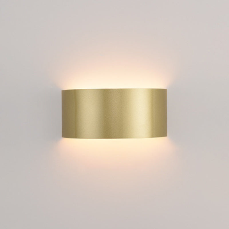 1-Light Geometric Sconce Modern Metal Sconce Light for Living Room