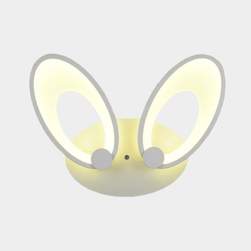 Finition blanche Ellipse Sronce Contemporain LED acrylique Mur Mound Light Ayémorrat en lumière chaude / blanche pour le coin