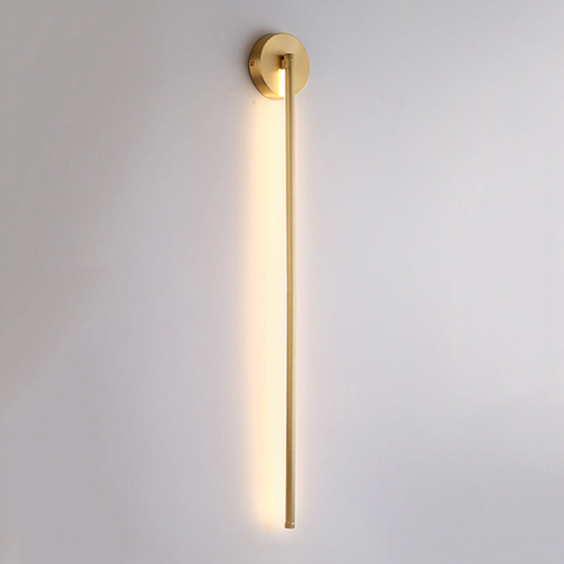 Modern Linear Wall Lighting Fixtures Metal 1-Light Wall Sconce Lighting for Living Room