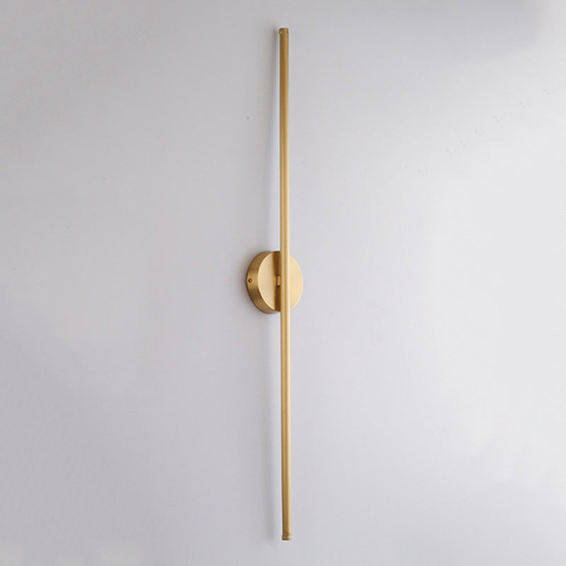 Modern Linear Wall Lighting Fixtures Metal 1-Light Wall Sconce Lighting for Living Room