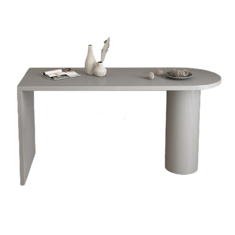 Indoor Wood Bar Table Industrial Double Pedestal Bar Height Table