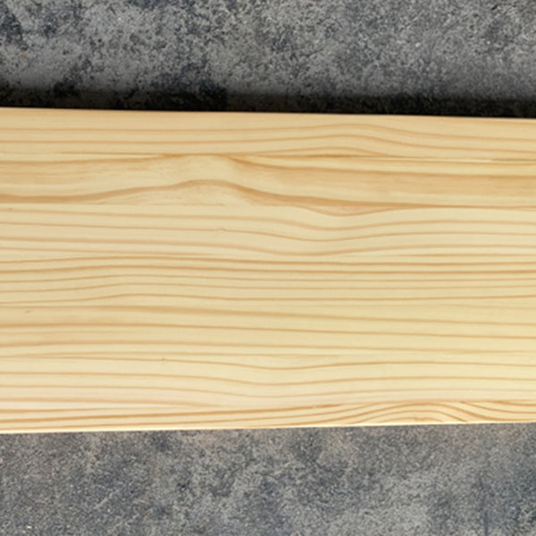 Natural Solid Wood Pub Table Pedestal Rectangle Bar Height Table with Shelves