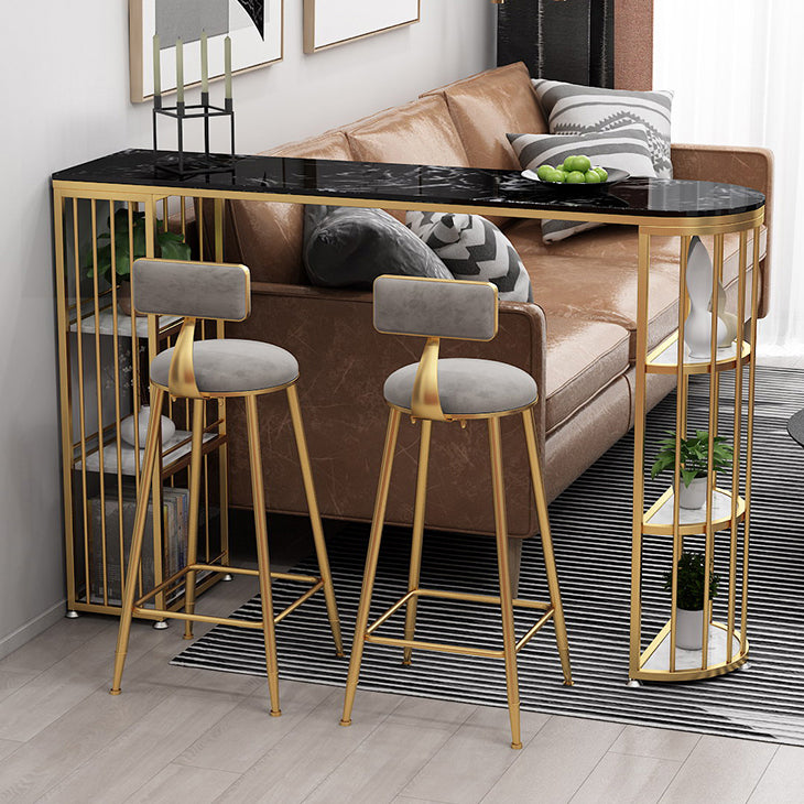 Glam Pub Table Specialty 41-inch Bar Height Bar Table for Small Places