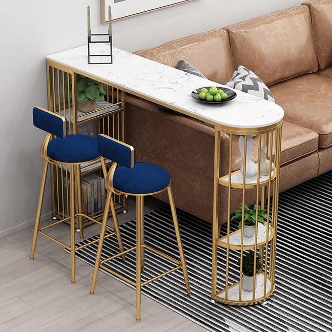 Glam Pub Table Specialty 41-inch Bar Height Bar Table for Small Places