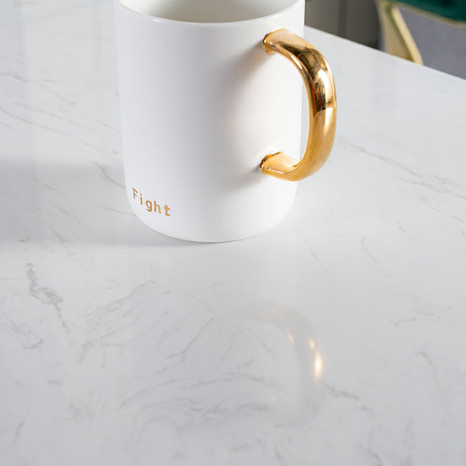 Glam Pub Table Specialty Bar Height Bar Table with Double Pedestal for Indoor