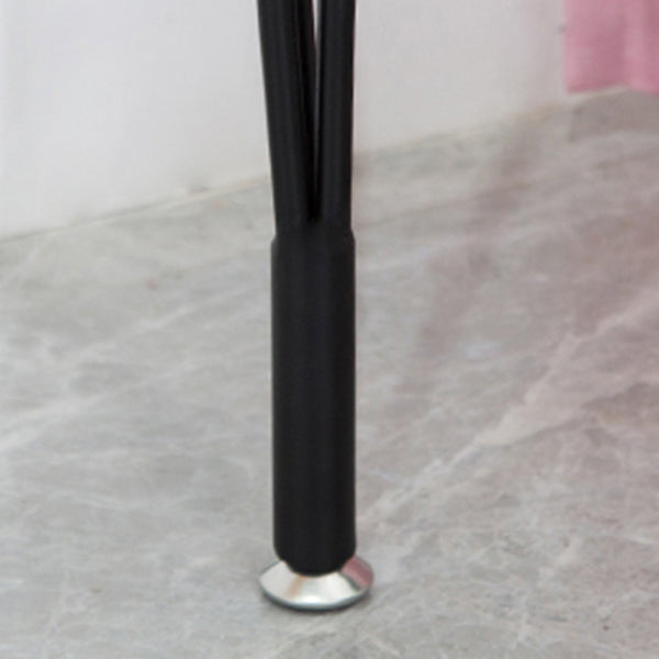 Rectangle Bar Table Modern Solid Wood Bar Height Table with Shelves