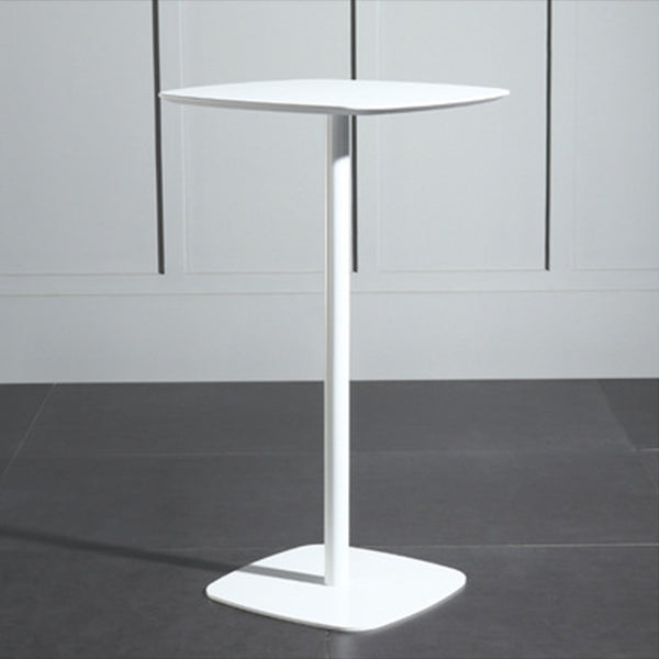 Contemporary Pub Table 40.6"H Square Bar Table for Indoor and Breakroom