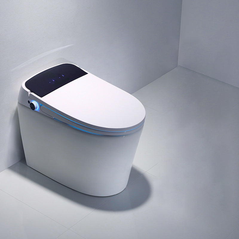 Modern Toilet Bowl Siphon Jet Concealed Tank Toilet with Seat for Bathroom