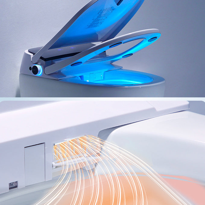 Modern Toilet Bowl Siphon Jet Concealed Tank Toilet with Seat for Bathroom
