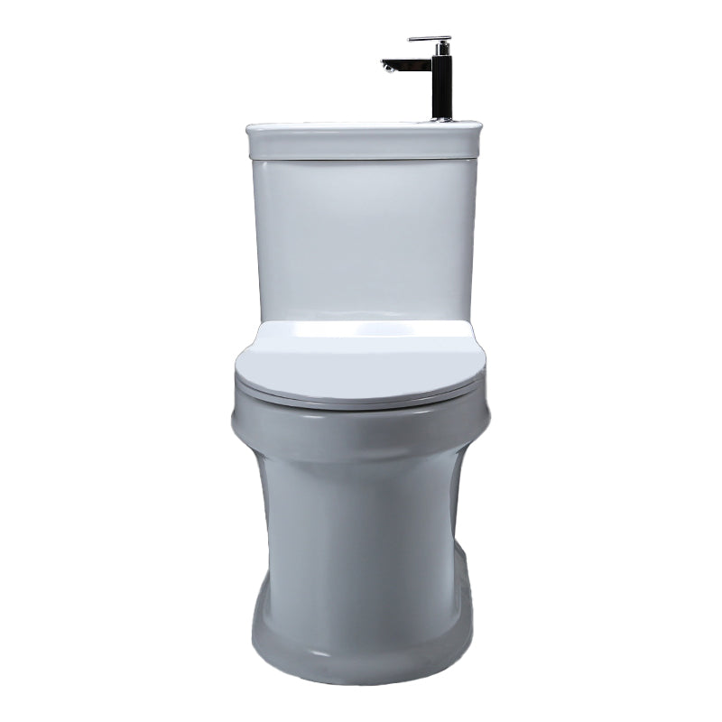 Floor Mounted Toilet One-Piece Toilet Modern Siphon Jet Flush Toilet