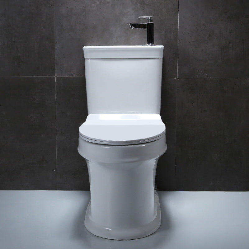Floor Mounted Toilet One-Piece Toilet Modern Siphon Jet Flush Toilet