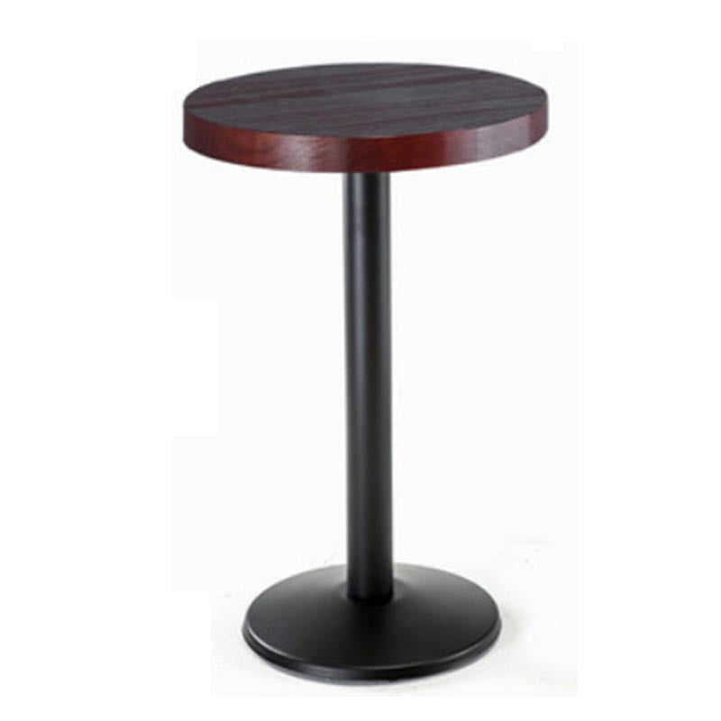 Industrial 1/3/5 Pieces Bar Table Set Round Pine Wood Counter Table for Cafe