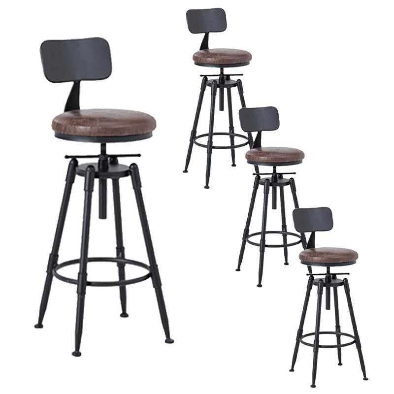 Industrial Bar Table Set 1/4 /9 Pieces Solid Wood Counter Table for Indoor