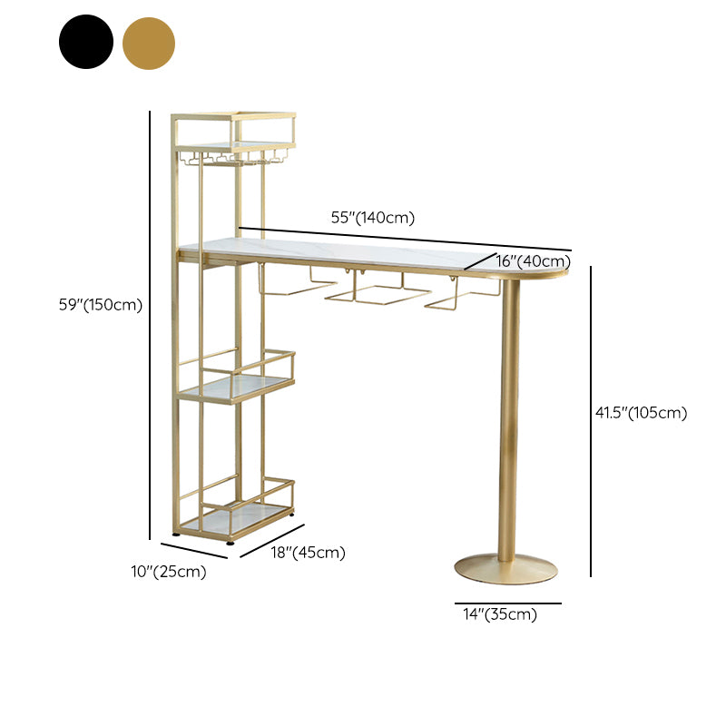 Industrial Bar Table and Stools 1/2/3 Pieces Bar Pub Table Set