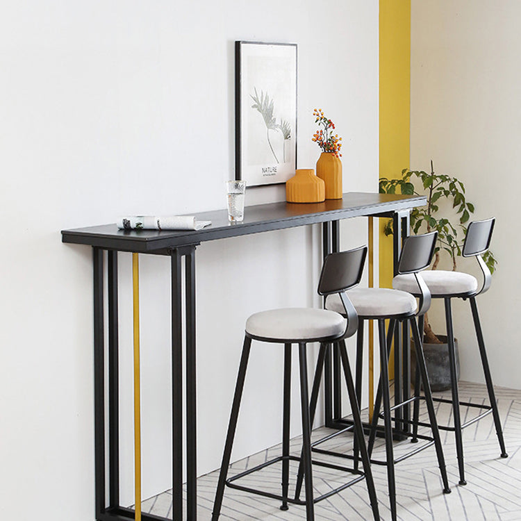 1/2/4/7 Pieces Modern Rectangular Pub Table Set Sintered Stone Top Bistro Table Set