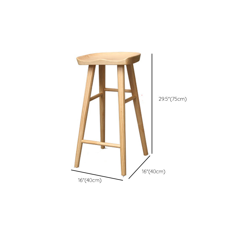 Modern Bar Table Set 1/2/3 Pieces Wooden Bar Table with High Wood Stools