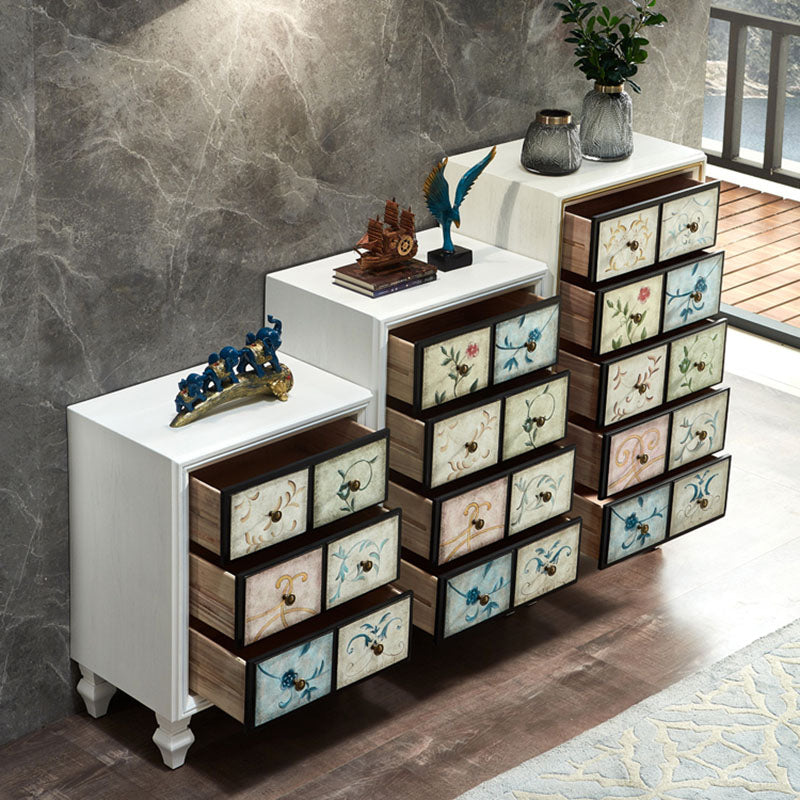 15.99/17.55 Inch W Traditional Storage Chest Dresser Solid Wood Dresser