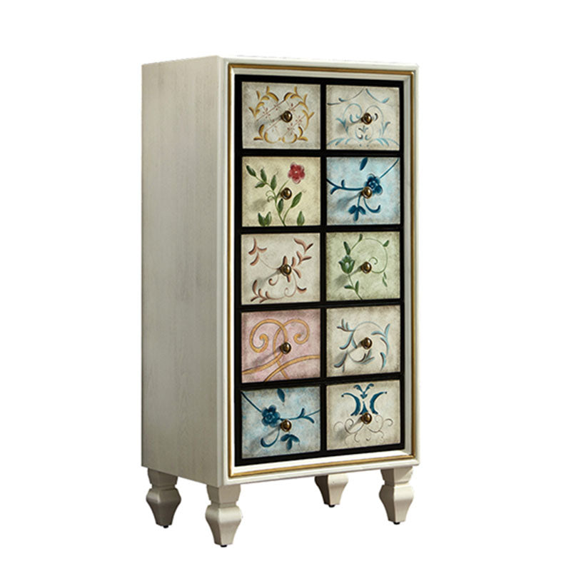 15.99/17.55 Inch W Traditional Storage Chest Dresser Solid Wood Dresser