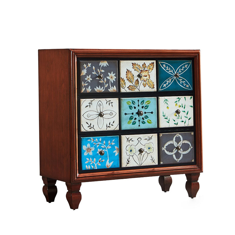 15.99/17.55 Inch W Traditional Storage Chest Dresser Solid Wood Dresser