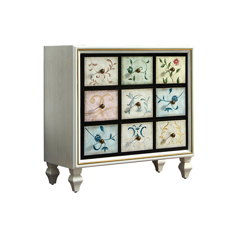 15.99/17.55 Inch W Traditional Storage Chest Dresser Solid Wood Dresser