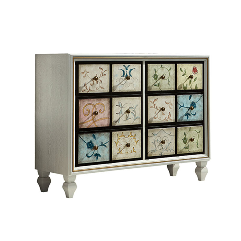 15.99/17.55 Inch W Traditional Storage Chest Dresser Solid Wood Dresser