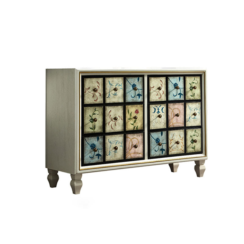 15.99/17.55 Inch W Traditional Storage Chest Dresser Solid Wood Dresser