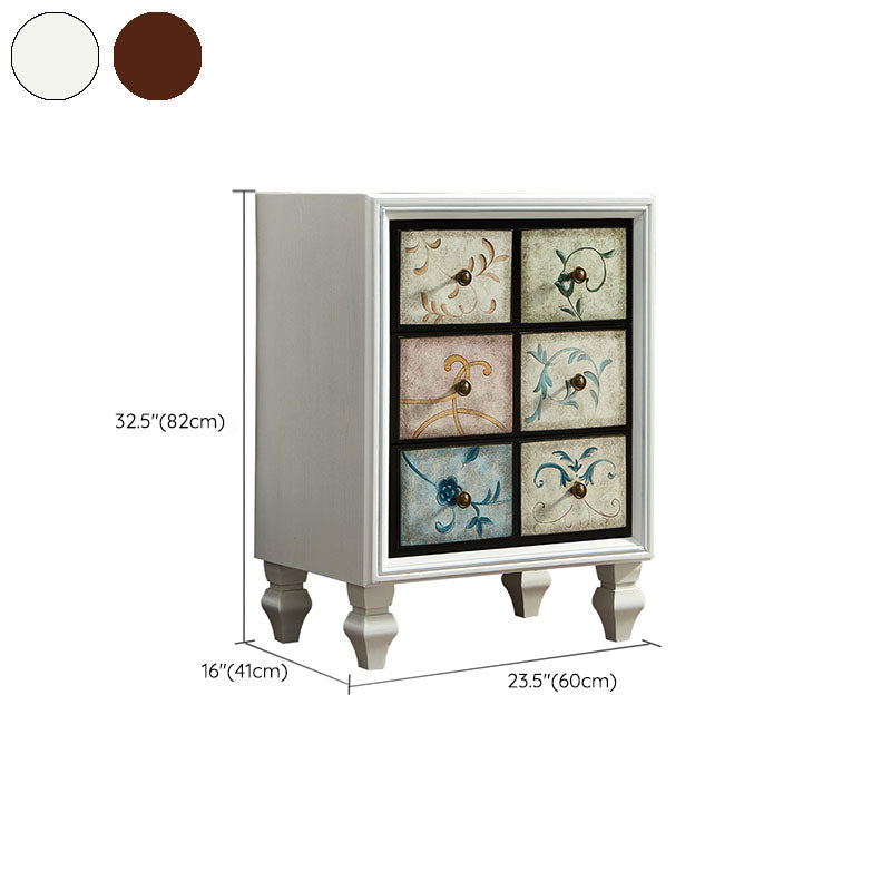 15.99/17.55 Inch W Traditional Storage Chest Dresser Solid Wood Dresser