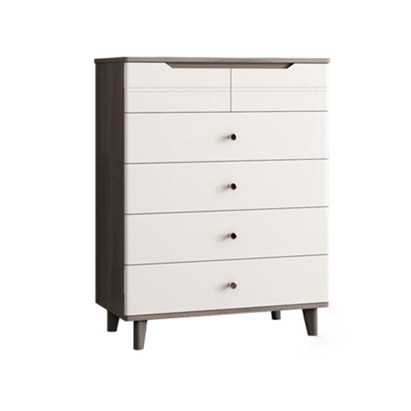 Glam Stone Storage Chest White Bedroom 16" Wide Chest with Drawers