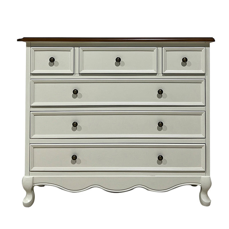 13.65/15.6 Inch W Coastal Dresser Solid Wood Storage Chest Dresser