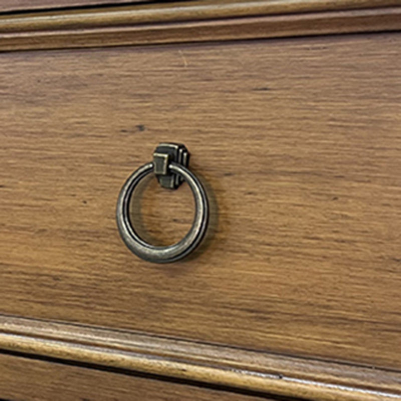 13.65/15.6 Inch W Coastal Dresser Solid Wood Storage Chest Dresser