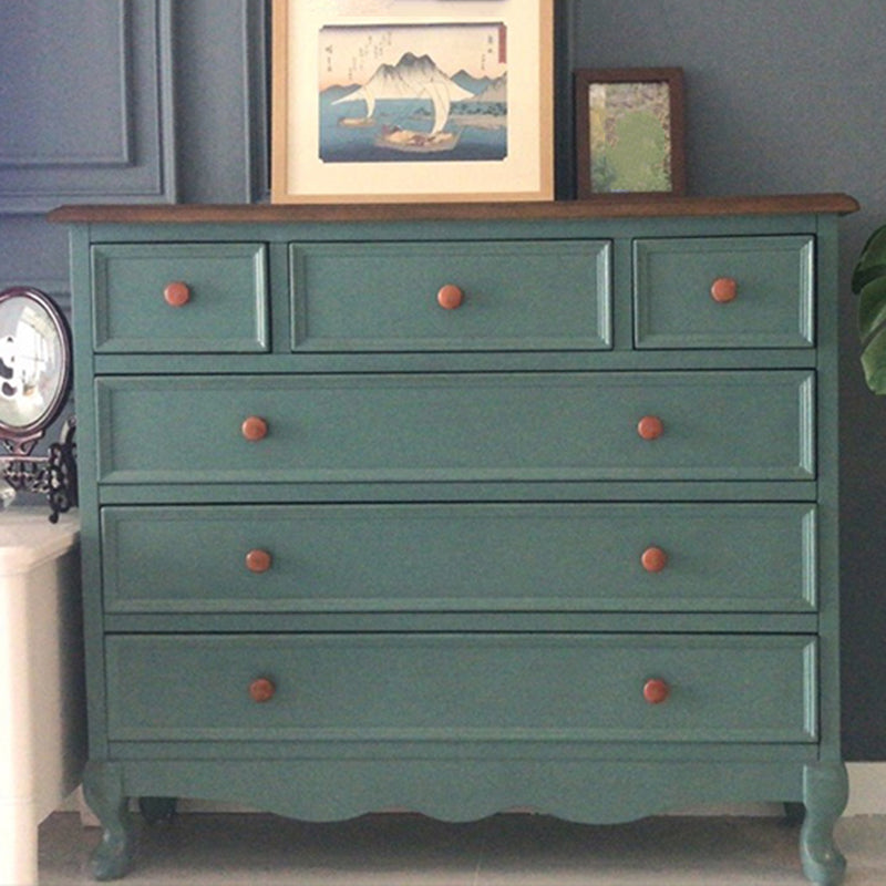 13.65/15.6 Inch W Coastal Dresser Solid Wood Storage Chest Dresser