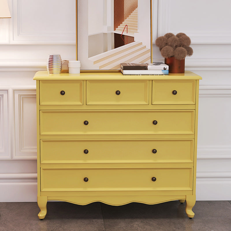 13.65/15.6 Inch W Coastal Dresser Solid Wood Storage Chest Dresser