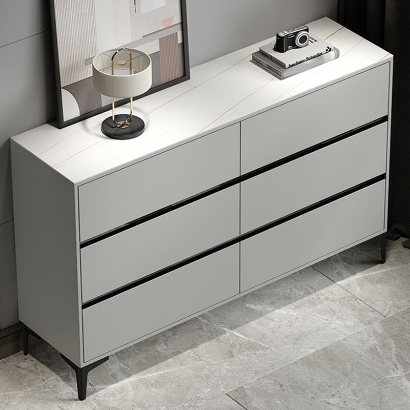 15.6-inch Width Modern Storage Chest Stone Storage Chest Dresser