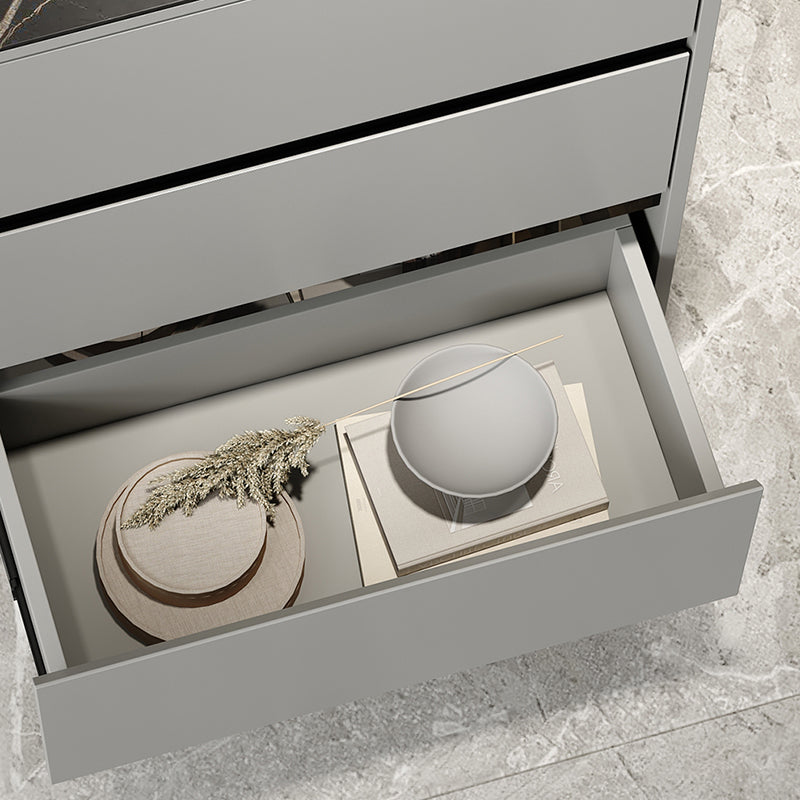 15.6-inch Width Modern Storage Chest Stone Storage Chest Dresser