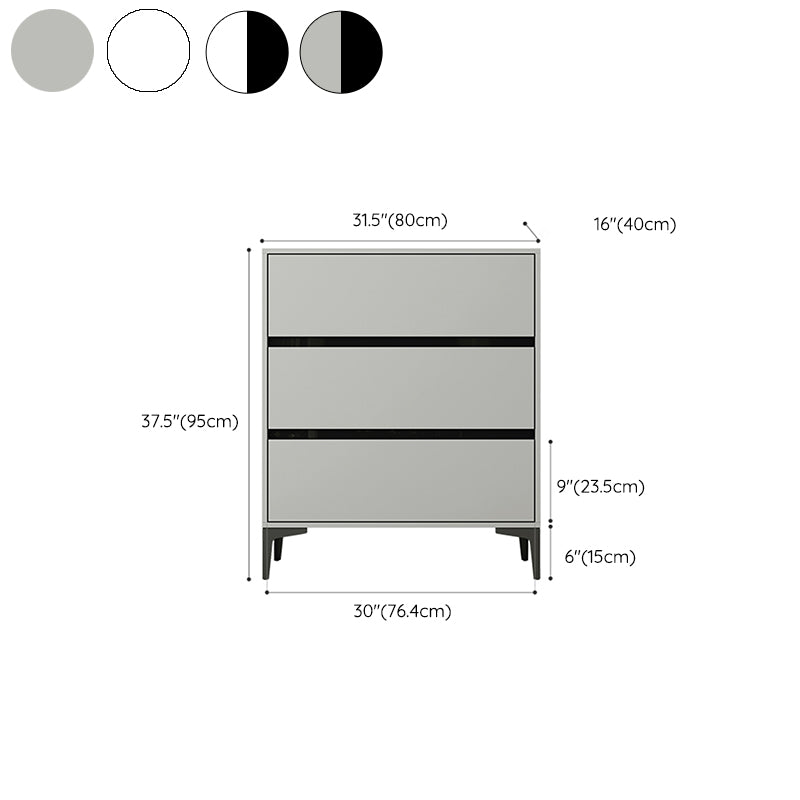 15.6-inch Width Modern Storage Chest Stone Storage Chest Dresser
