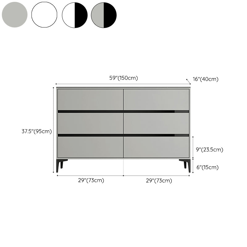 15.6-inch Width Modern Storage Chest Stone Storage Chest Dresser