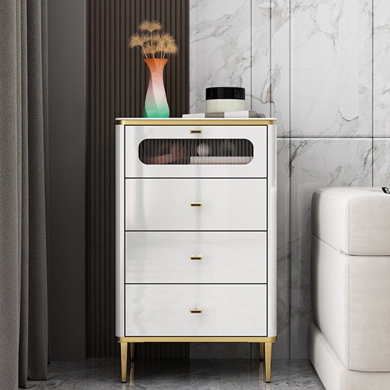 15.6-inch Width Glam Storage Chest Dresser Manufactured Wood Dresser