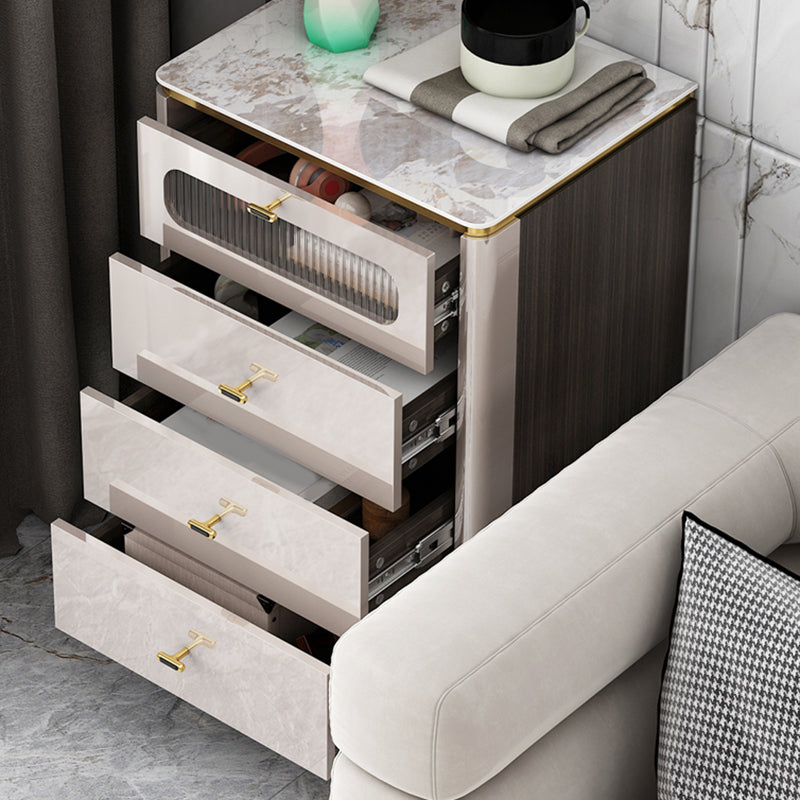 15.6-inch Width Glam Storage Chest Dresser Manufactured Wood Dresser