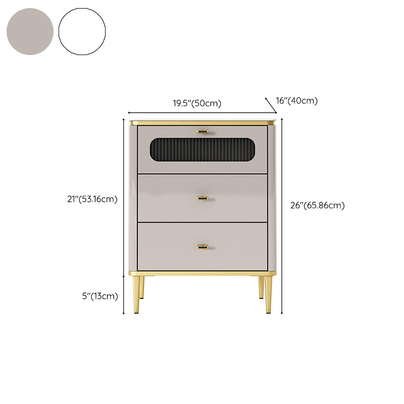 15.6-inch Width Glam Storage Chest Dresser Manufactured Wood Dresser