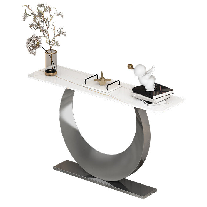 Contemporary Console Accent Table Antique Finish Rectangle Console Sofa Table