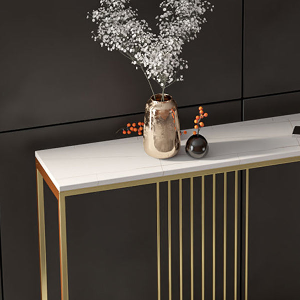 Modern Console Accent Table Antique Finish Console Sofa Table