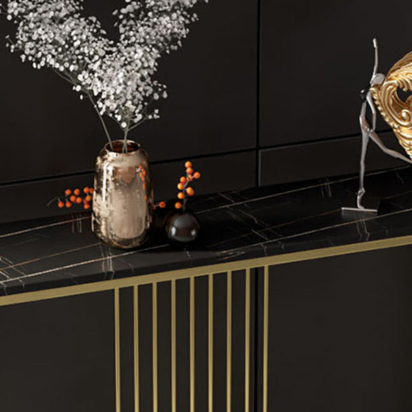 Modern Console Accent Table Antique Finish Console Sofa Table